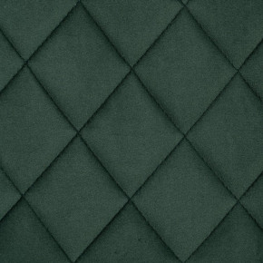 Chaise en velours vert bronze damier métal noir, Cosy