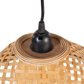 Suspension en bambou naturel D55cm, Leno