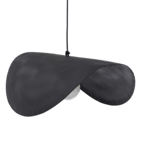 Suspension en aluminium noir L62cm, Darja