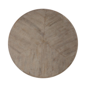 Table basse ronde en bois, Look