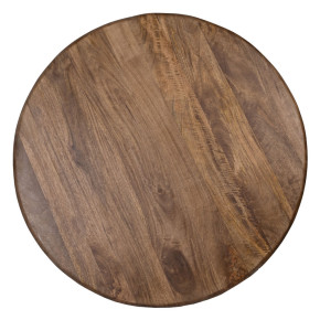 Table basse ronde en bois de manguier marron D90cm Nova