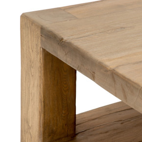 Table basse en bois d'orme L184cm, Orea