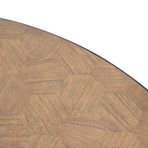 Table basse ronde en bois et métal D120cm, Jymi