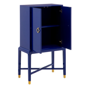 Commode haute bleu 2 portes, Luxo