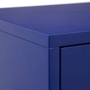 Commode haute bleu 2 portes, Luxo