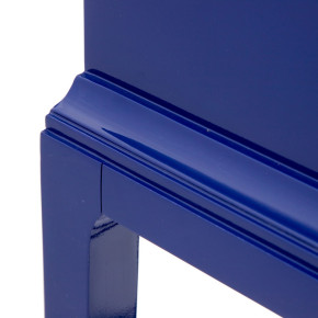 Commode haute bleu 2 portes, Luxo