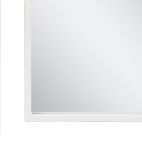 Miroir fenêtre en métal blanc et verre 90x180cm, Anilla