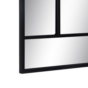 Miroir rectangulaire en métal noir, Nogu