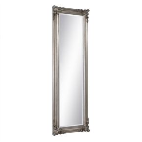 Miroir sculpté argent bois 56x172cm, Paulo