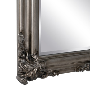 Miroir sculpté argent bois 56x172cm, Paulo