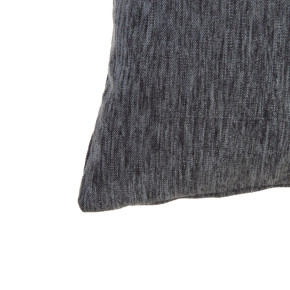 Coussin en tissu chiné anthracite 60x60cm, Pana