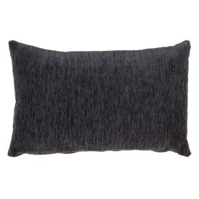 Coussin en tissu chiné anthracite 40x60cm, Pana