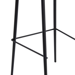 Tabouret de bar similicuir camel H100cm, Valdi