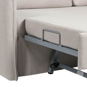 Canapé convertible 3 places beige, Loalys