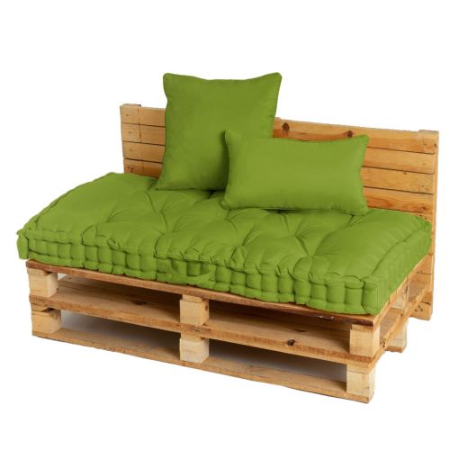 Coussin de sol vert pomme 120x60x10cm - Magic