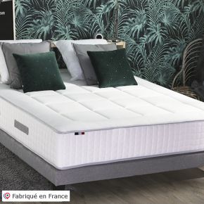 Matelas ressorts 7 zones + mémoire de forme 140x190cm H30, Bellagio