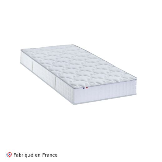 Matelas ressorts + mémoire de forme 90x190cm, Odyssee