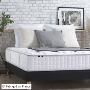 Matelas ressorts + mémoire de forme 140x190cm, Odyssee