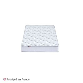 Matelas mousse haute résilience latex 3 zones 90x190cm, Essence