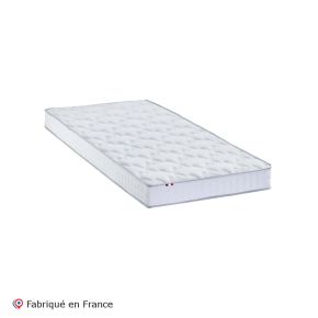 Matelas accueil latex bi confort 3 zones mousse, latex 90x190cm, Initial