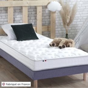 Matelas accueil latex bi confort 3 zones mousse, latex 90x190cm, Initial