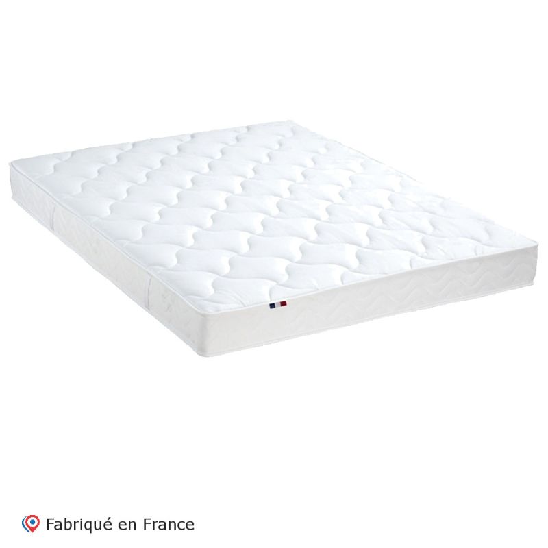 Matelas accueil latex bi confort 3 zones mousse, latex 140x190cm, Initial