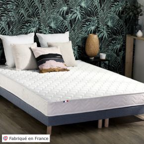 Matelas accueil latex bi confort 3 zones mousse, latex 140x190cm, Initial