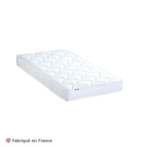 Matelas 100% latex blanc 3 zones ferme 90x190cm, Essentiel