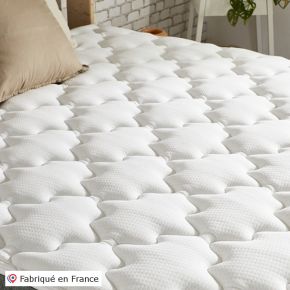 Matelas ressort 7 zones face Hiver/Eté différente 140x190cm, Hygge