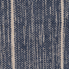 Tapis fait main Ethnique bleu et blanc 80x150cm, Agra