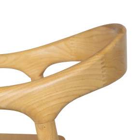 Chaise en bois naturel design