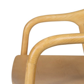 Chaise en bois naturel design