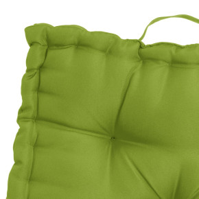 Coussin de sol de sol vert pomme 45x45x10cm, Oxford