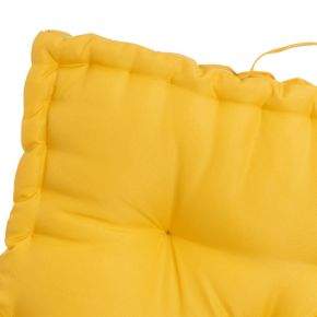 Coussin de sol de sol jaune 60x60x10cm, Oxford