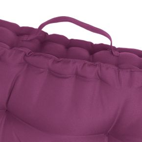 Coussin de sol de sol violet 45x45x10cm, Oxford