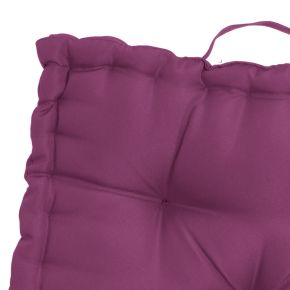 Coussin de sol de sol violet 45x45x10cm, Oxford