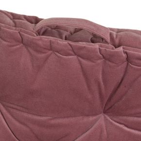 Coussin de sol velours vieux rose 60x60x10cm, Estela