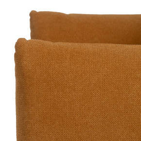 Fauteuil velours chenille ocre, Profu