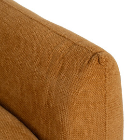 Fauteuil velours chenille ocre, Profu