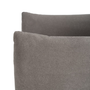 Fauteuil en velours chenille gris, Profu