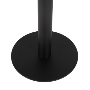 Pied table bistrot métal noir, Mees  dimension 40x40x109cm