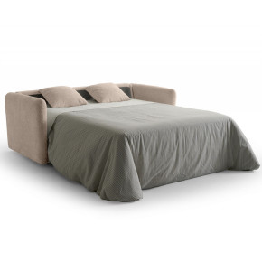 Canapé 3 places convertible rapido taupe 210x104xH96cm, Ruby