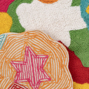 Tapis enfant en coton Ø100cm, Floral