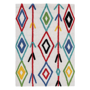 Tapis ethnique en coton 100x135cm, Ethny