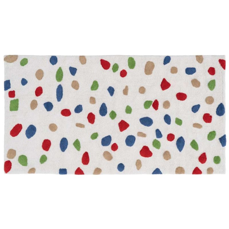 Tapis moucheté en coton 90x175cm, Caro