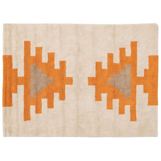 Tapis tribal 100% coton 100x135cm, Ethny