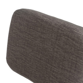 Lot de 4 tabourets de bar velours gris, Hoala