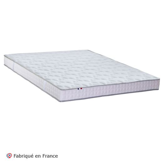 Matelas Mousse Haute résilience 140x190cm, Cirrus