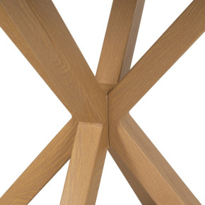 Table a manger bois blanc métal Ø120cm, Redyn