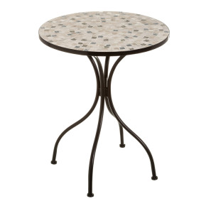 Table jardin 2 chaises fer forgé, Elegan